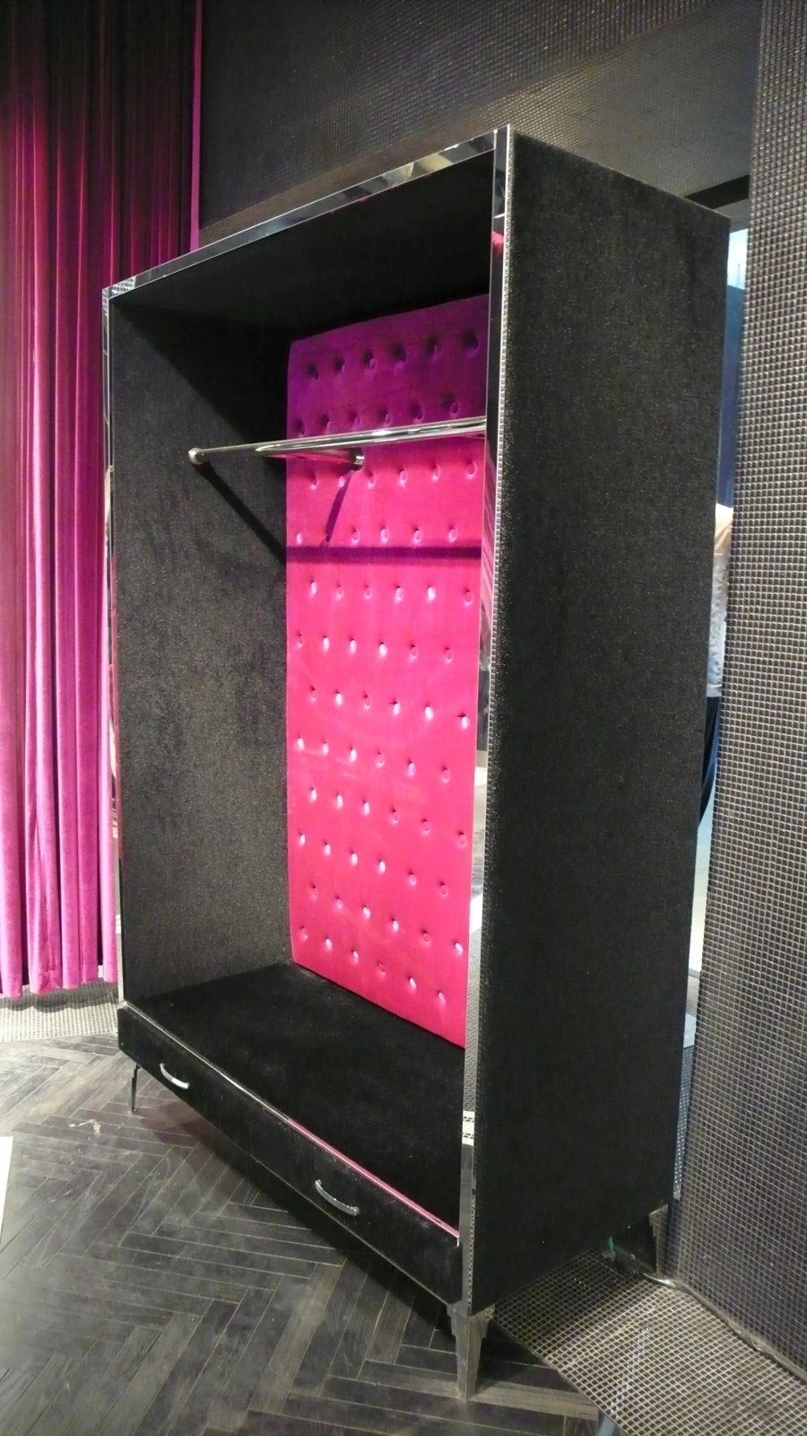 Close-up of retail display detailing